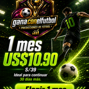 1 Mes De Predicciones De Futbol / GanaConElFutbol
