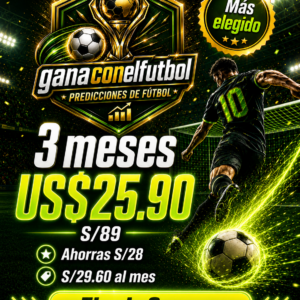 3 Meses De Predicciones De Futbol / GanaConElFutbol