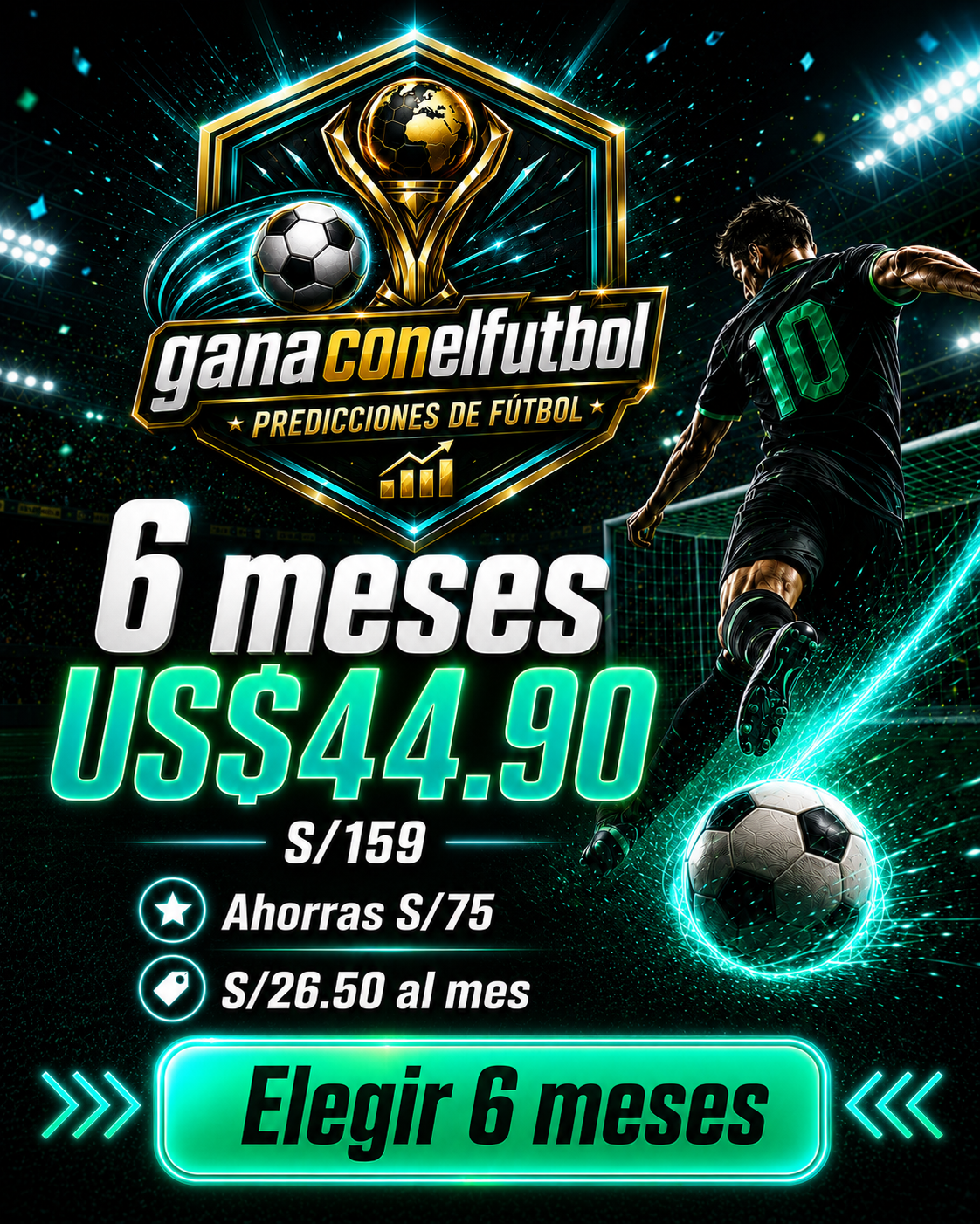 6 Meses De Predicciones De Futbol / GanaConElFutbol